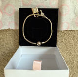 Gold Pandora Charm Bracelet Photo 0