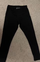 Plain Black Yoga Leggings Photo 0