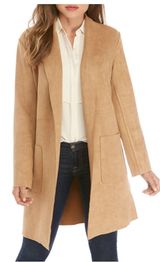 Faux Suede Caramel Jacket Photo 0