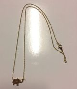 gold elephant necklace Photo 0