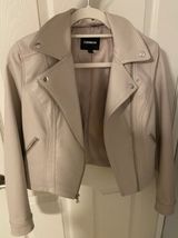 Leather Jacket XS Tan Photo 0