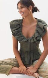 Forever That Girl Pintucked Ruffle Blouse Photo 0