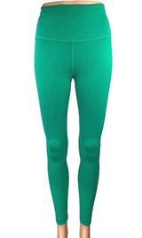 Lululemon Women's Green Skinny Leg Mid Rise Athletic Yoga Leggings Pants Size 2 Photo 0