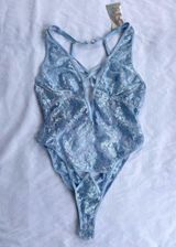 iridescent blue lingerie bodysuit Size L Photo 0