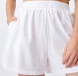 Cotton On NWT  White Linen Blend Shorts w/ Elastic Waist 12 Photo 0