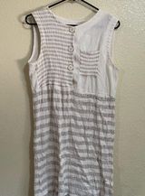 Norton McNaughton White Textured Fabric Photo 0