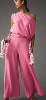 Anthropologie Daily Practice by  Wide-Leg Lounge Pants Sz Large NWT Photo 0