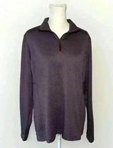 Orvis Women's Long Sleeve 1/4 Zip Pullover, Size Large Purple Photo 0