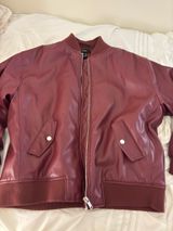 Forever 21 Burgundy leather jacket  Photo 0