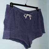 Women's Blue Casual Shorts Photo 0
