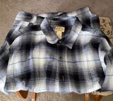 Blue mountain Flannel Button Up Photo 0