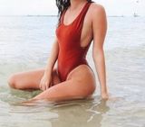 American Eagle Outfitters Low Side One Piece Bathing Suite  Photo 0