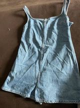 ZARA Denim Romper Photo 0