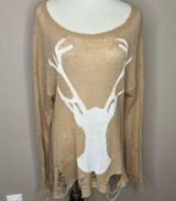 Wildfox White Label Lennon Deer Sweater Photo 0