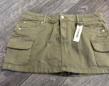 Garage Army Green Cargo Skirt Photo 0