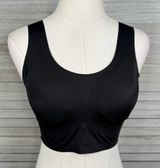 CALVIN KLEIN Women's Invisibles Comfort Seamless Scoop Neck Bralette Black-M Photo 0