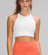 High Neck Ribbed Longline Energy Sports Bra Photo 0