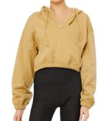 Stadium Half Zip Hoodie - M - Honey Photo 0