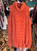 Miss Me Cozy Orange‎ Knit Sweater Photo 0