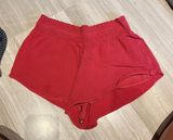 Billabong Red Coral Smocked Shorts Photo 0