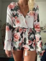 Forever 21 Floral Romper Photo 0