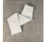 Rag&Bone Women's Raw Hem Dre Low Rise Slim Boyfriend Jeans in White-Size 25 Photo 0