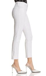 J Brand Ruby High Waist Crop Cigarette Jeans In Luna White Size 24 Photo 0