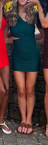 Green Mini Dress Photo 0