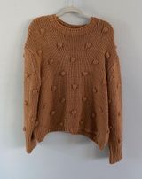 Wishlist Tan Polka Dot Sweater Photo 0