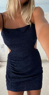 Windsor Sparkly Blue Mini Dress Photo 0