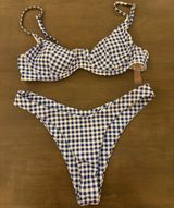 Romwe Gingham Bikini Set Photo 0