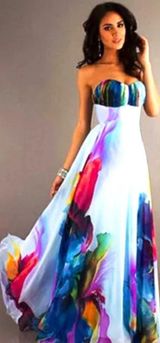 Maxi Dress Floral Size L Photo 0