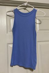 A New Day  Tank Top Ribbed Periwinkle Photo 0