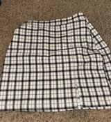 High Rise Plaid Skirt Photo 0