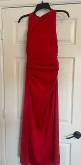 Red Halter Dress Photo 0
