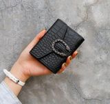 Wallet for Women Trifold Snap Closure Small Wallet for Girls Credit Card Holder Coin Purse Black Photo 0