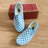 Van Classic Slip-On Checkerboard Shoe Mens 7.0 US Women 8.5 US Photo 0