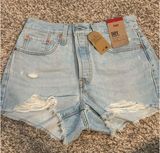 Levi’s 501 High-Rise Denim Shorts Photo 0