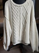 Oversized Knit Sweater Photo 0