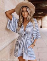 VICI Tie Front Romper Photo 0