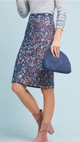 Maeve Gertje Floral Pencil MIDI Skirt Photo 0