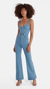 Finders Keepers Mia Denim Jumpsuit  Photo 0