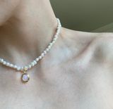 Pearl And Moonstone Chocker White Photo 0