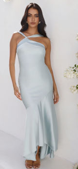 Hello Molly Maxi Satin Dress Photo 0