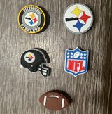 NFL Pittsburgh Steelers Football Croc Charm Jibbitz Photo 0