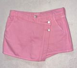 NWT ALTAR’d STATE Pink Denim Crossover Skort size Medium Photo 0