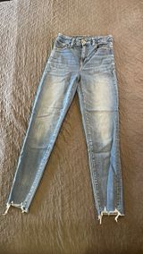American Eagle Outfitters Blue Jean Skinnies Photo 0