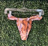 Stone Fox Swim  Cheeky High Rise Bikini Bottoms Sz Small Photo 0