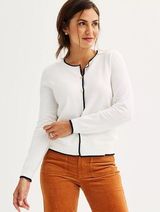 Draper James Women's  RSVP™ Popcorn Stitching Cardigan Medium Photo 0