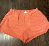 Target Orange Comfy Shorts Photo 0